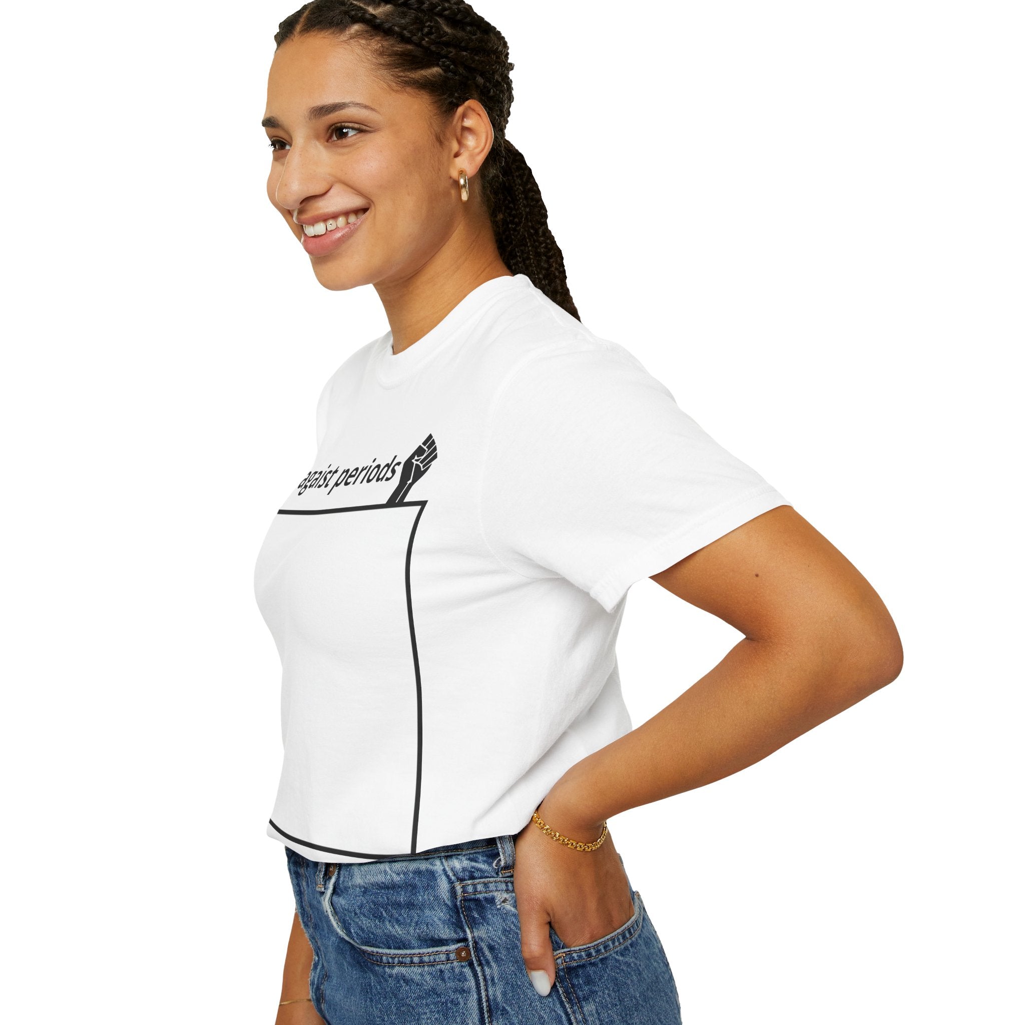 Sign Against Periods T-Shirt — Show your support towards feminism