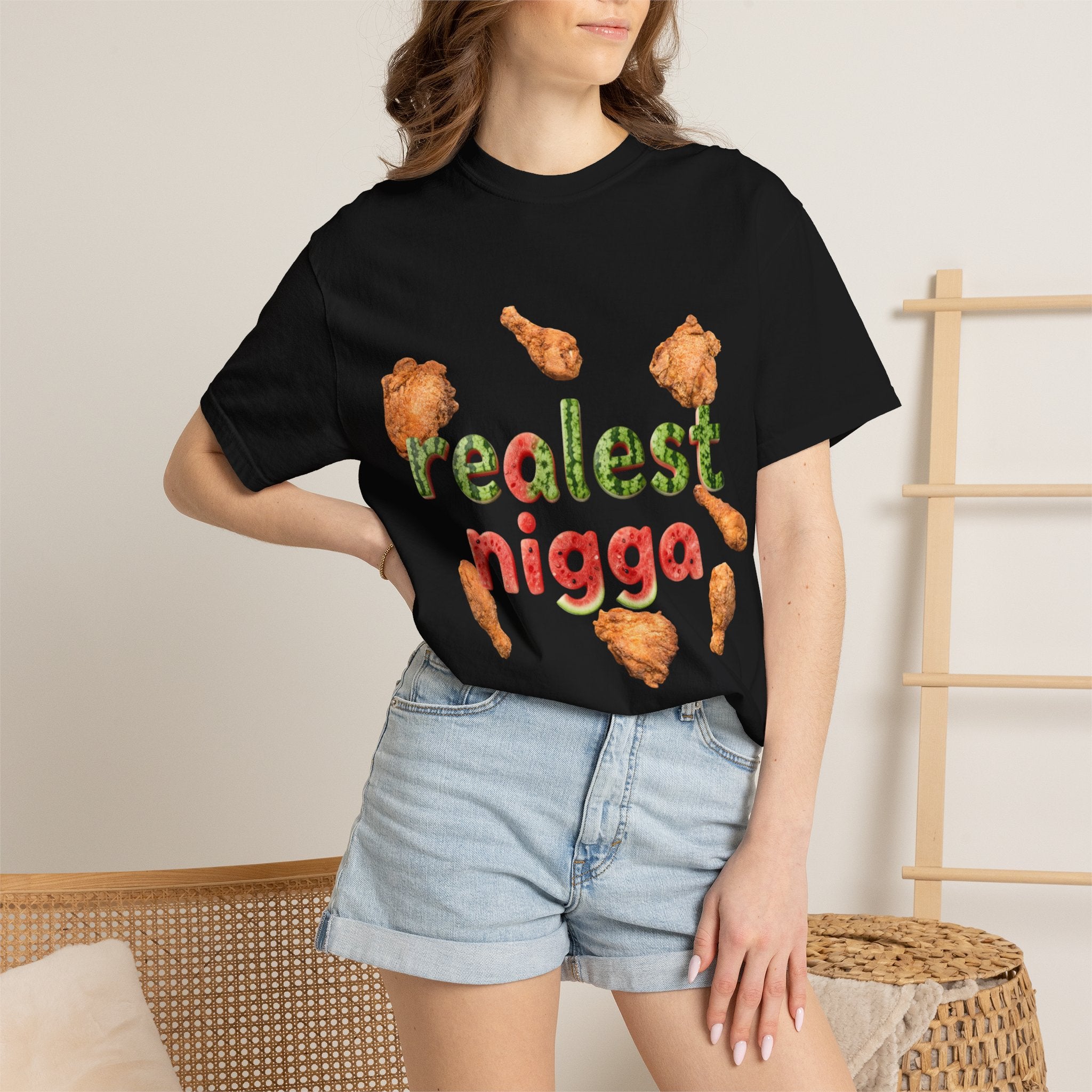 Cotton t-shirt - hilarious text on teh front✌️