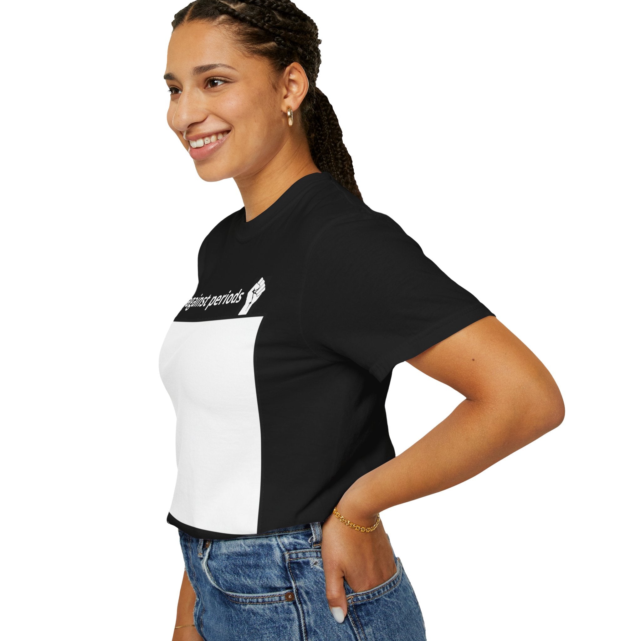 Sign Against Periods T-Shirt — Show your support towards feminism