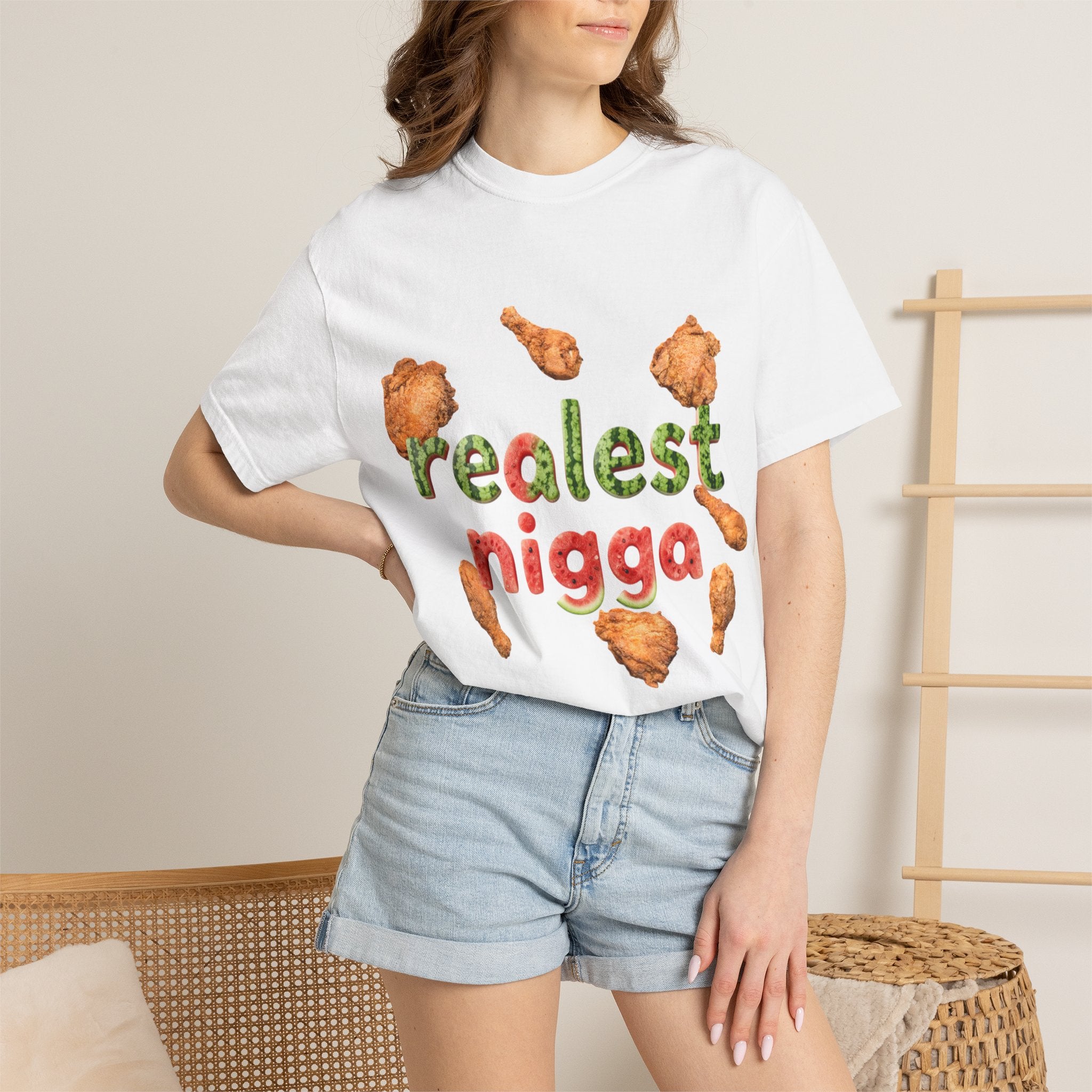 Cotton t-shirt - hilarious text on teh front✌️